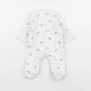 Vertbaudet - pyjama velours bleu - 0 mois