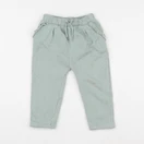 Vertbaudet - pantalon vert - 24 mois