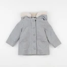 Vertbaudet - manteau gris - 18 mois