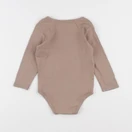 Vertbaudet - body marron - 24 mois