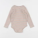 Vertbaudet - body blanc, marron - 24 mois
