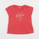 Vertbaudet - tee-shirt rouge - 18 mois