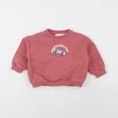 Zara - sweat imprimé au dos rouge - 18 mois
