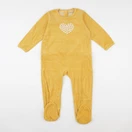 Vertbaudet - pyjama velours jaune - 3 ans