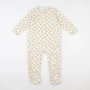 Vertbaudet - pyjama velours blanc - 3 ans