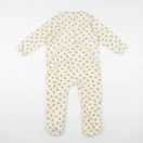 Vertbaudet - pyjama velours blanc - 3 ans