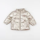 Vertbaudet - doudoune beige, or - 2 ans
