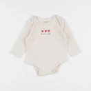 Vertbaudet - body beige - 6 mois