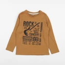 Vertbaudet - tee-shirt marron - 5 ans