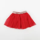 Vertbaudet - jupe rouge, or - 18 mois