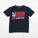 Vertbaudet - tee-shirt bleu - 6 ans