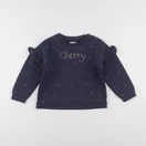 Vertbaudet - sweat bleu - 6 ans