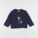 Jacadi - sweat bleu - 24 mois