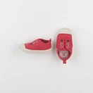 Vertbaudet - tennis élastiqué rouge - pointure 19