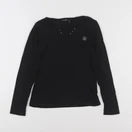 IKKS - tee-shirt imprimé au dos noir - 10 ans