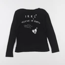 IKKS - tee-shirt imprimé au dos noir - 10 ans