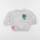 Next - sweat imprimé au dos beige - 3/4 ans