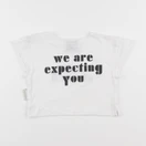 Piupiuchick - tee-shirt imprimé au dos blanc - 6 mois