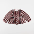 Zara - blouse rouge - 9/12 mois