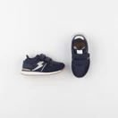 Vertbaudet - tennis à scratch/ lacets bleu - pointure 24