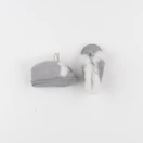 Jacadi - chaussons gris, blanc - pointure 18/19