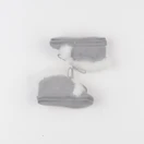 Jacadi - chaussons gris, blanc - pointure 18/19
