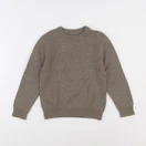 Zadig & Voltaire - pull imprimé au dos marron - 6 ans