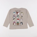 Zara - tee-shirt beige - 2/3 ans