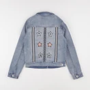 IKKS - veste imprimé au dos bleu - 10 ans