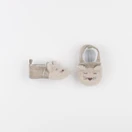 Vertbaudet - chaussons beige - pointure 18