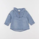 Tape à l'oeil - blouse imprimé au dos bleu - 6 mois