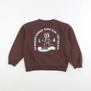 Vertbaudet - sweat marron - 5 ans