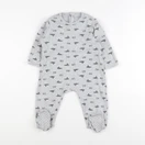 La Redoute - pyjama coton bleu, gris - 18 mois