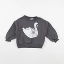 Zara - sweat imprimé au dos gris - 3 ans