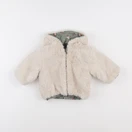 Tape à l'oeil - doudoune réversible vert, beige - 9 mois