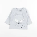 Vertbaudet - sweat gris - 3 mois