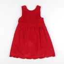 Vertbaudet - robe rouge - 8 ans