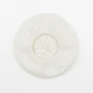 Vertbaudet - bonnet blanc, or - 14 ans