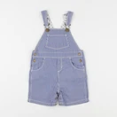 Petit Bateau - salopette bleu, blanc - 12 mois