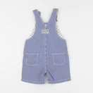Petit Bateau - salopette bleu, blanc - 12 mois