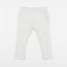 Petit Bateau - legging blanc - 18 mois