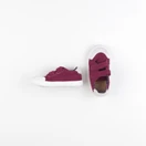 Vertbaudet - tennis à scratch/ lacets violet - pointure 24