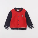 Petit Bateau - sweat imprimé au dos rouge - 18 mois