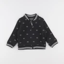 Vertbaudet - sweat réversible gris, noir - 18 mois