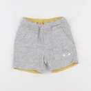 IKKS - short réversible gris, jaune - 18 mois