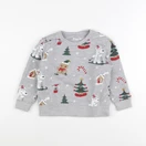 Vertbaudet - sweat gris - 5 ans