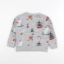 Vertbaudet - sweat gris - 5 ans