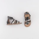 Vertbaudet - sandales noir, argent - pointure 24