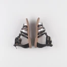 Vertbaudet - sandales noir, argent - pointure 24