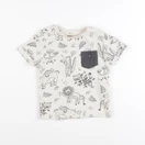 Vertbaudet - tee-shirt beige - 24 mois